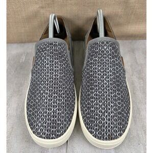Olukai Pehuea Womens Size 10 Charcoal Mesh Slip On Casual Beach Shoes Sneakers